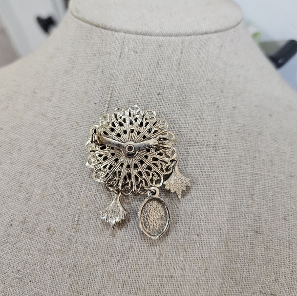 Stunning Multi Stone Czech Style Brooch - Picture 4 of 4